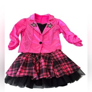 Figure Skating or Dance Performance Dress w/ Removable Jacket Child size medium